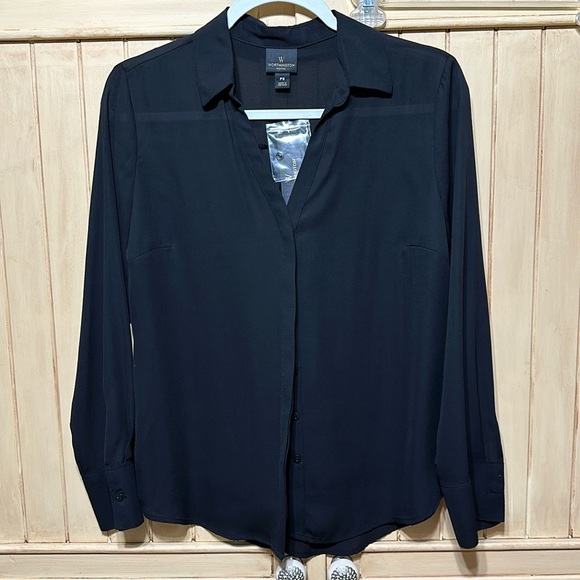 Black Worthington PS Blouse - Picture 1 of 10